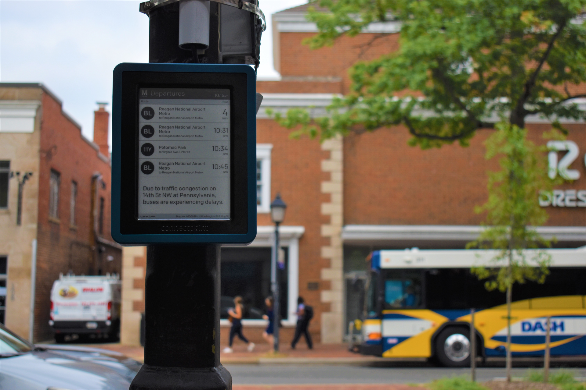 Dash is working to improve its real-time offerings, such as installing solar-powered, real-time information displays throughout the system.