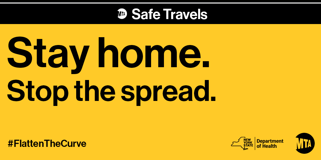 MTA is asking all nonessential workers to avoid taking public transit to help first responders and healthcare workers to stay safe.