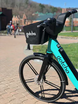 Local businesses can rent e-bikes or seated scooters for $15 a day. Local businesses can rent e-bikes or seated scooters for $15 a day.