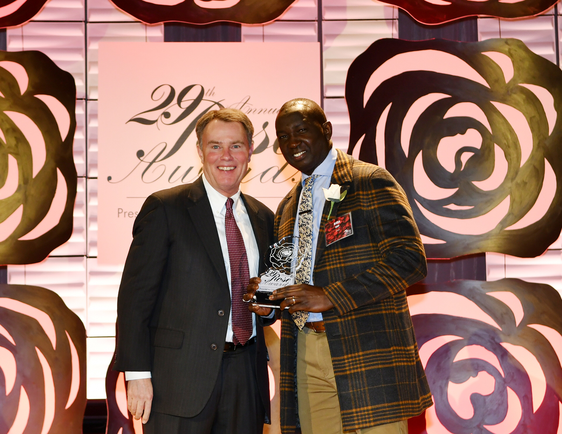 Baba Diop, a coach operator, was a winner of a ROSE Award.