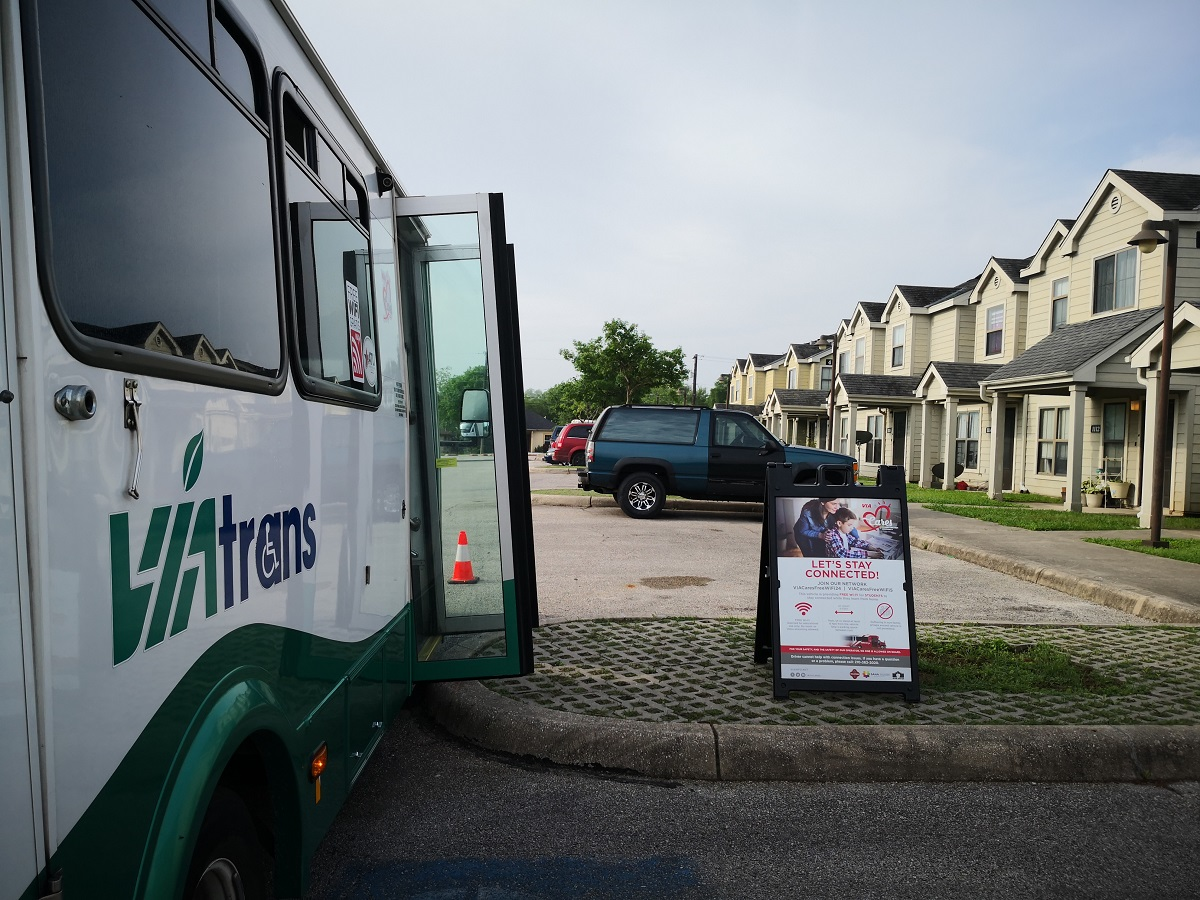 VIA is partnering with local agencies to provide free access to Wi-Fi for students.