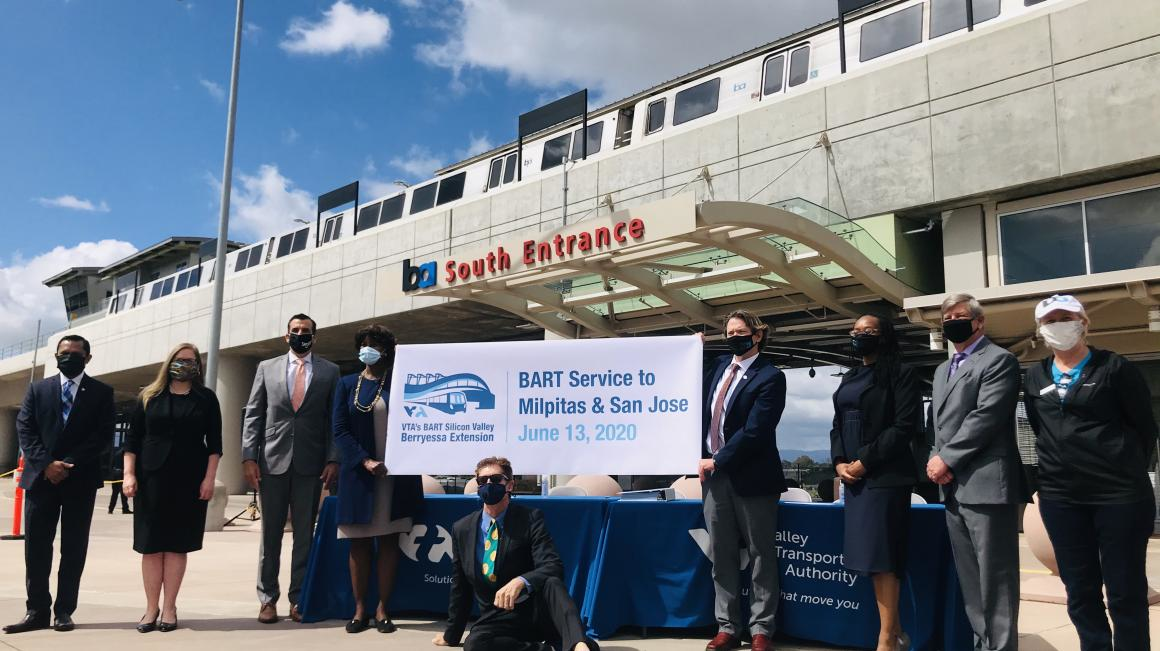 The first phase of the BART extension to Silicon Valley will open in mid-June.