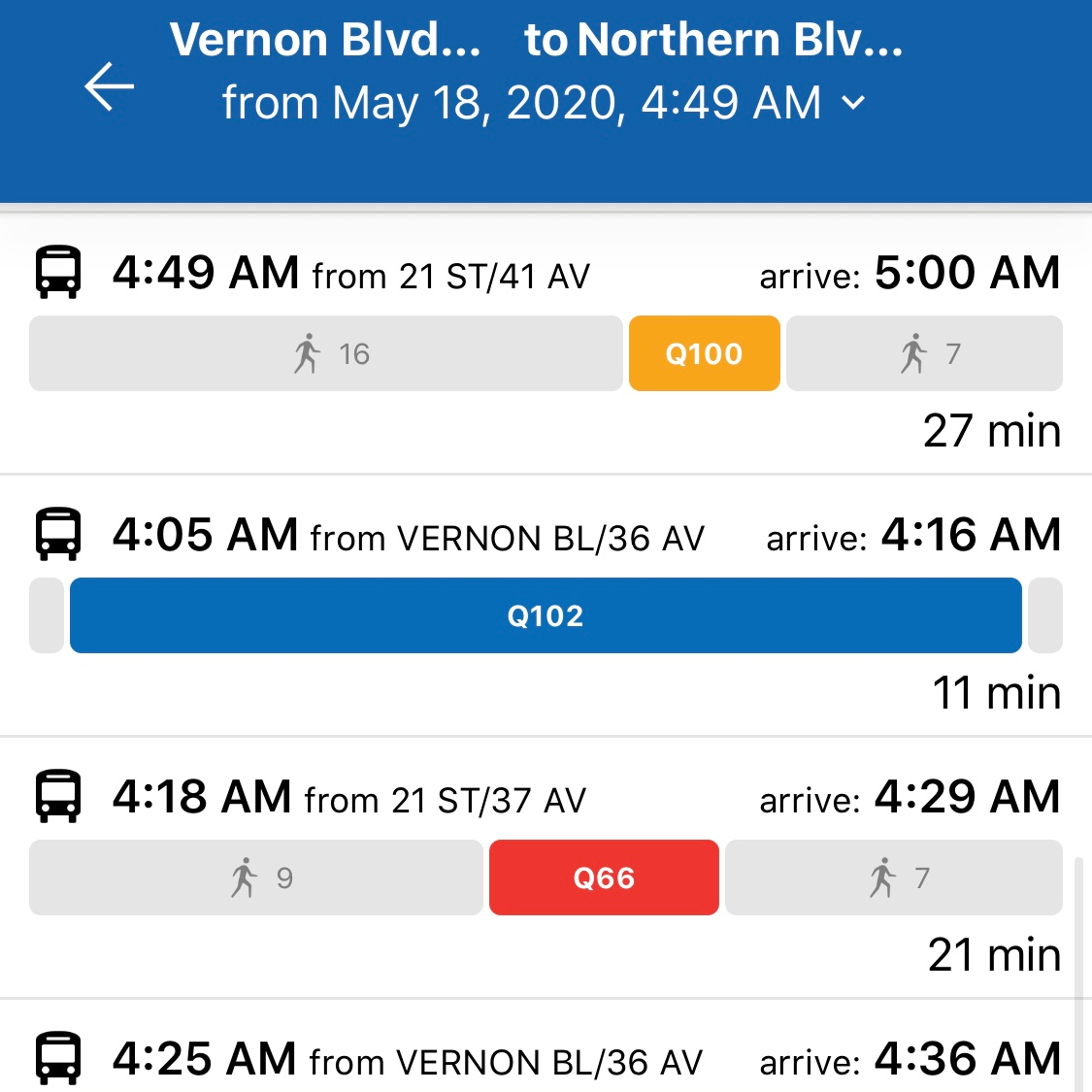 Essential workers can use the new app to navigate and take advantage of the MTA&rsquo;s enhanced bus service schedule.