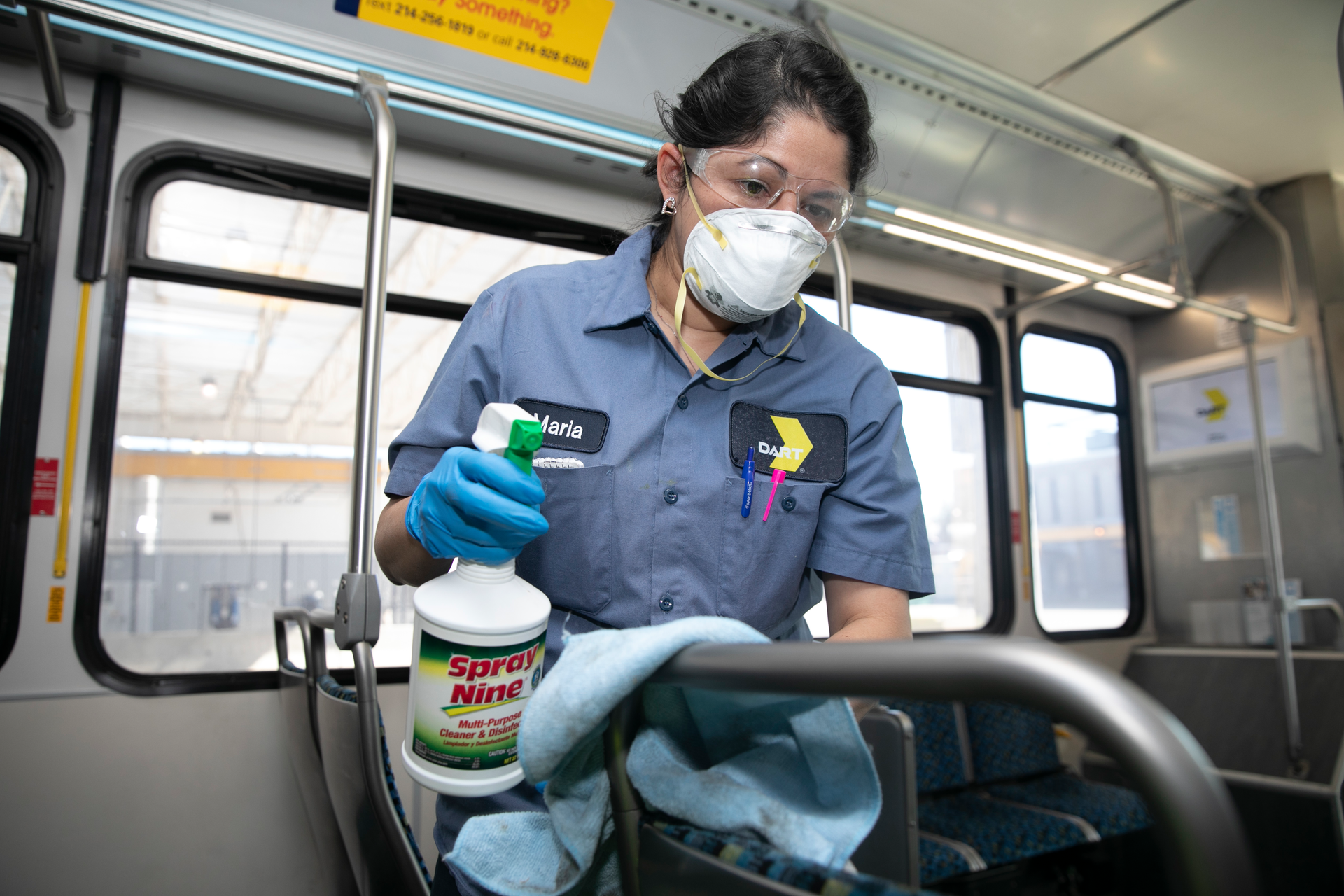 DART continues to expand agency-wide cleaning and safety protocols in response to the coronavirus.