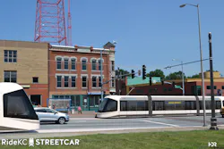 A rendering of the KC Streetcar. A rendering of the KC Streetcar.