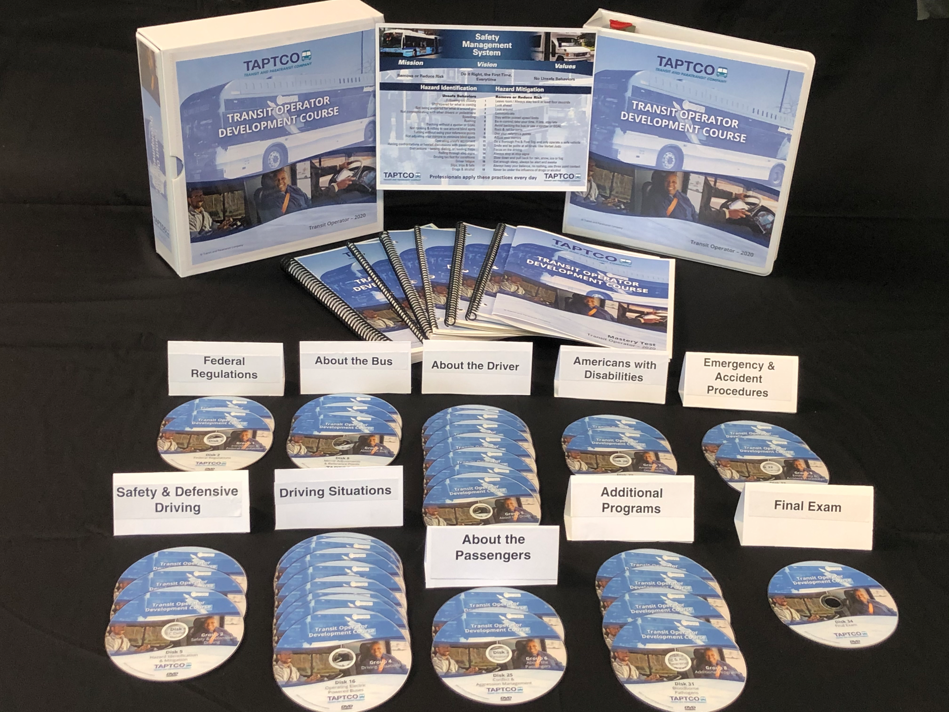 TAPTCO's newly re-created course is available via DVD, thumb nail or on the web with a Learning Management System.