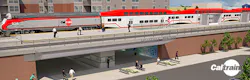 Rendering of Hillsdale Station. Rendering of Hillsdale Station.