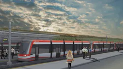 A rendering of the future Green Line LRT project. A rendering of the future Green Line LRT project.