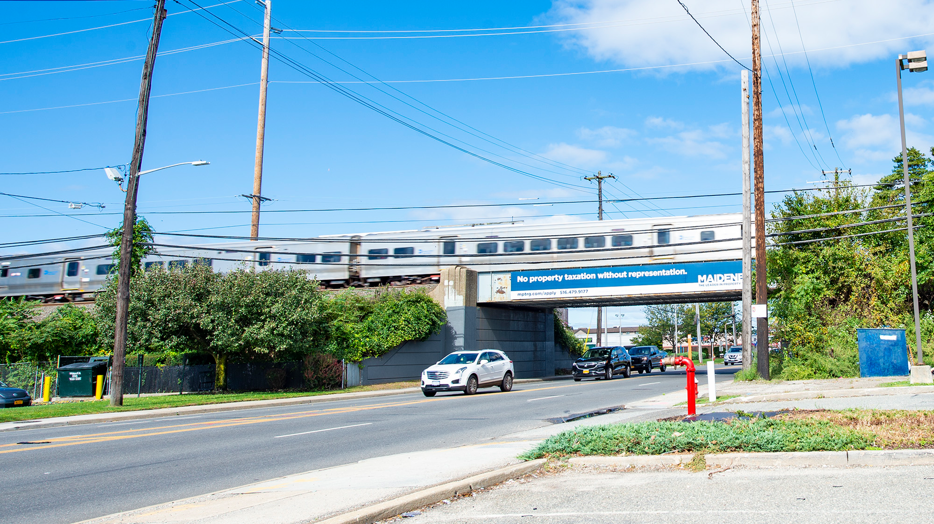 LIRR is replacing the 78-year-old bridge that carries trains over Glen Cove Road in Carle Place.