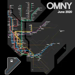Map of stations equipped with OMNY readers in June 2020. Map of stations equipped with OMNY readers in June 2020.