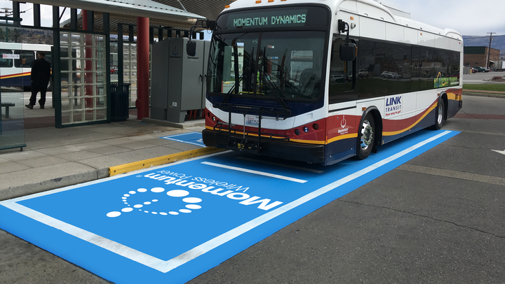 The system is installed below ground or on the pavement inside garages, depending on the use case.