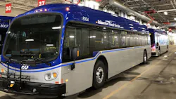 One of 21 new electric buses that will enter service on Edmonton Transit Service's network in late summer. One of 21 new electric buses that will enter service on Edmonton Transit Service's network in late summer.