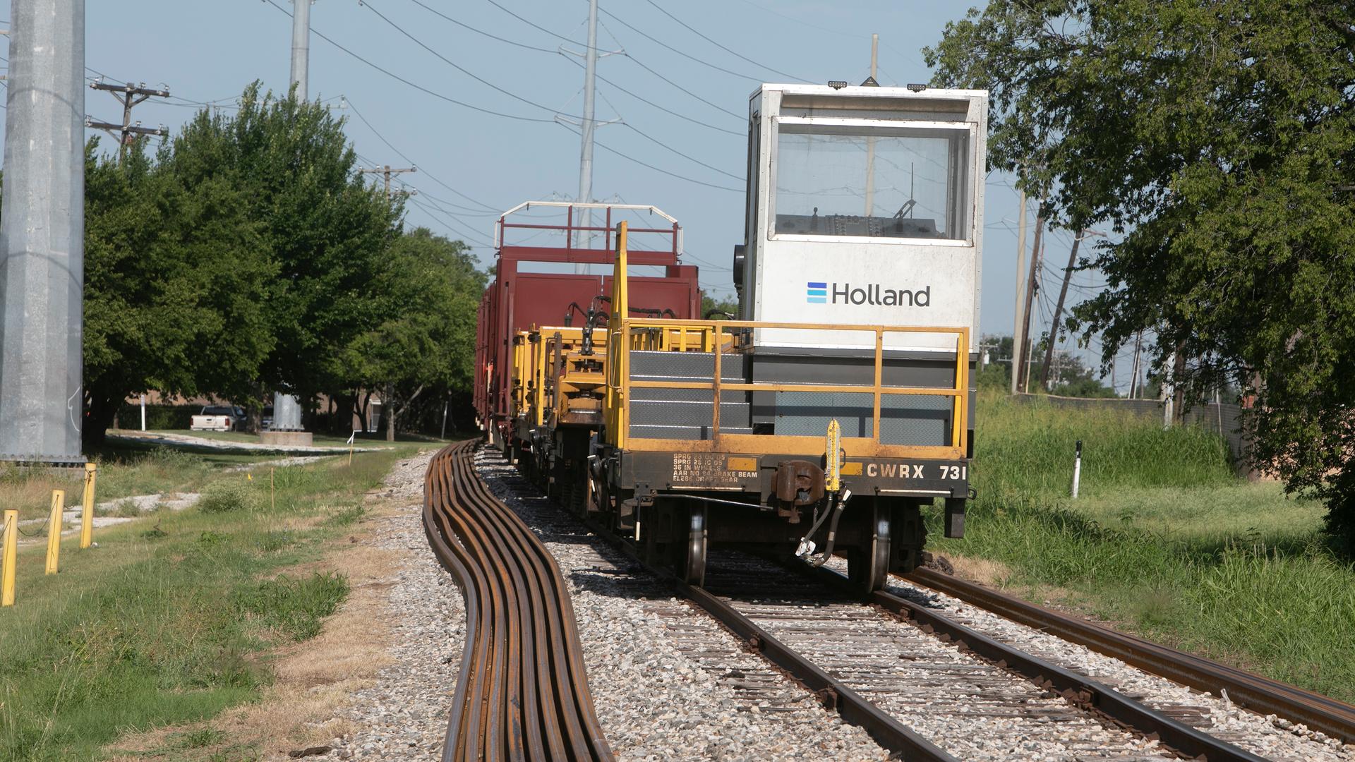 DART receives delivery of steel rails for Silver Line Project.