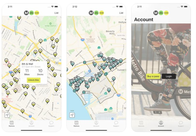 Riders can purchase passes, find bike share stations, manage their account and unlock bikes with one app.