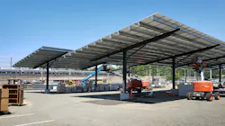 The technology includes installation of solar panels along with high-efficiency solar photovoltaic parking canopies at seven sites, including PATCO’s Ashland Avenue Station. The technology includes installation of solar panels along with high-efficiency solar photovoltaic parking canopies at seven sites, including PATCO’s Ashland Avenue Station.