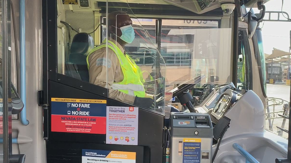 RTC Southern Nevada's driver barriers now have 12-18 inches of additional protection.