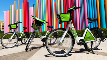 RTC's new electric pedal-assist bikes are available to rent.