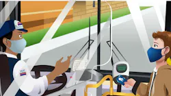 SamTrans installs new operator barriers as the agency resumes fare collection. SamTrans installs new operator barriers as the agency resumes fare collection.