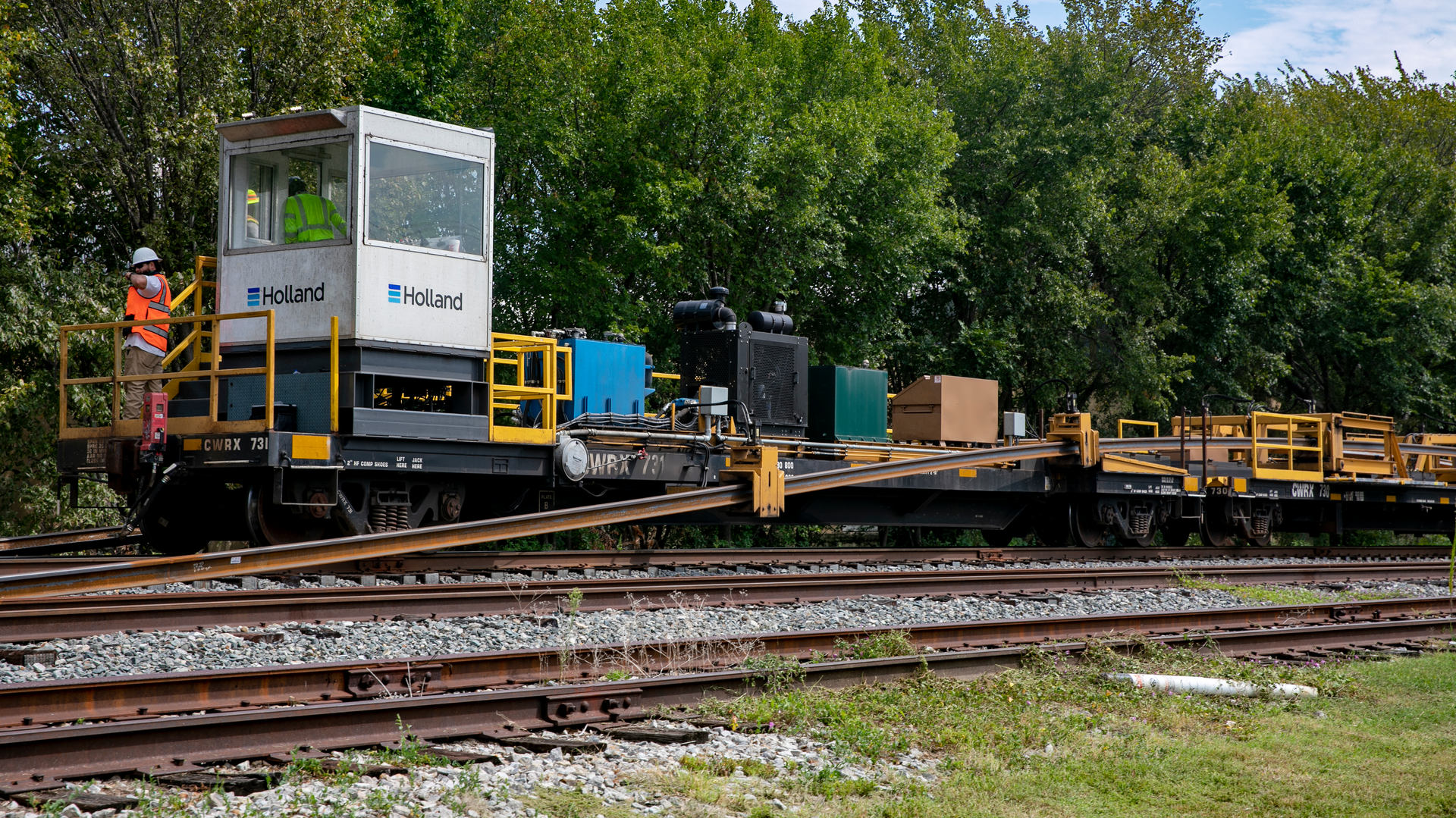 Rail for the Silver Line arrives in Plano.