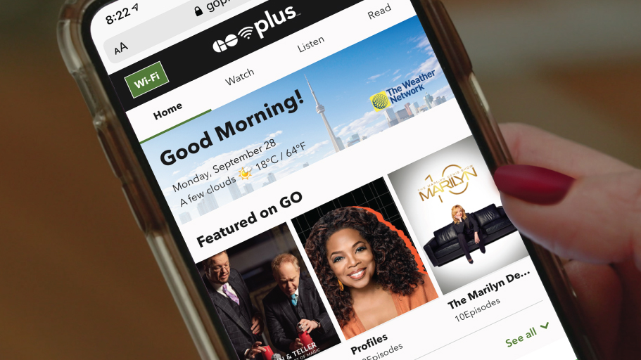 The homepage of the Wi-Fi Plus portal.