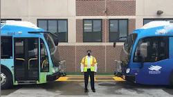 Six new all-electric buses were commissioned during the bill signing ceremony. Six new all-electric buses were commissioned during the bill signing ceremony.
