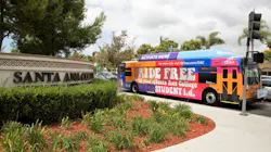 Funds will be used to make improvements at 35 of Santa Ana’s bus stops. Funds will be used to make improvements at 35 of Santa Ana’s bus stops.