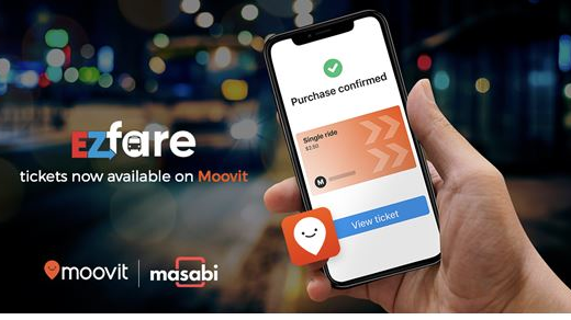 EZfare is now integrated with not only Moovit, but also the Transit app and Uber.