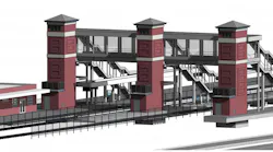 Rendering of improvements to VRE's Quantico Station. Rendering of improvements to VRE's Quantico Station.