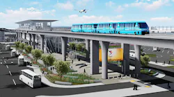 The 2.25-mile APM will consist of six stations. The 2.25-mile APM will consist of six stations.