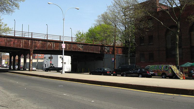 Former Woodhaven Junction station site.