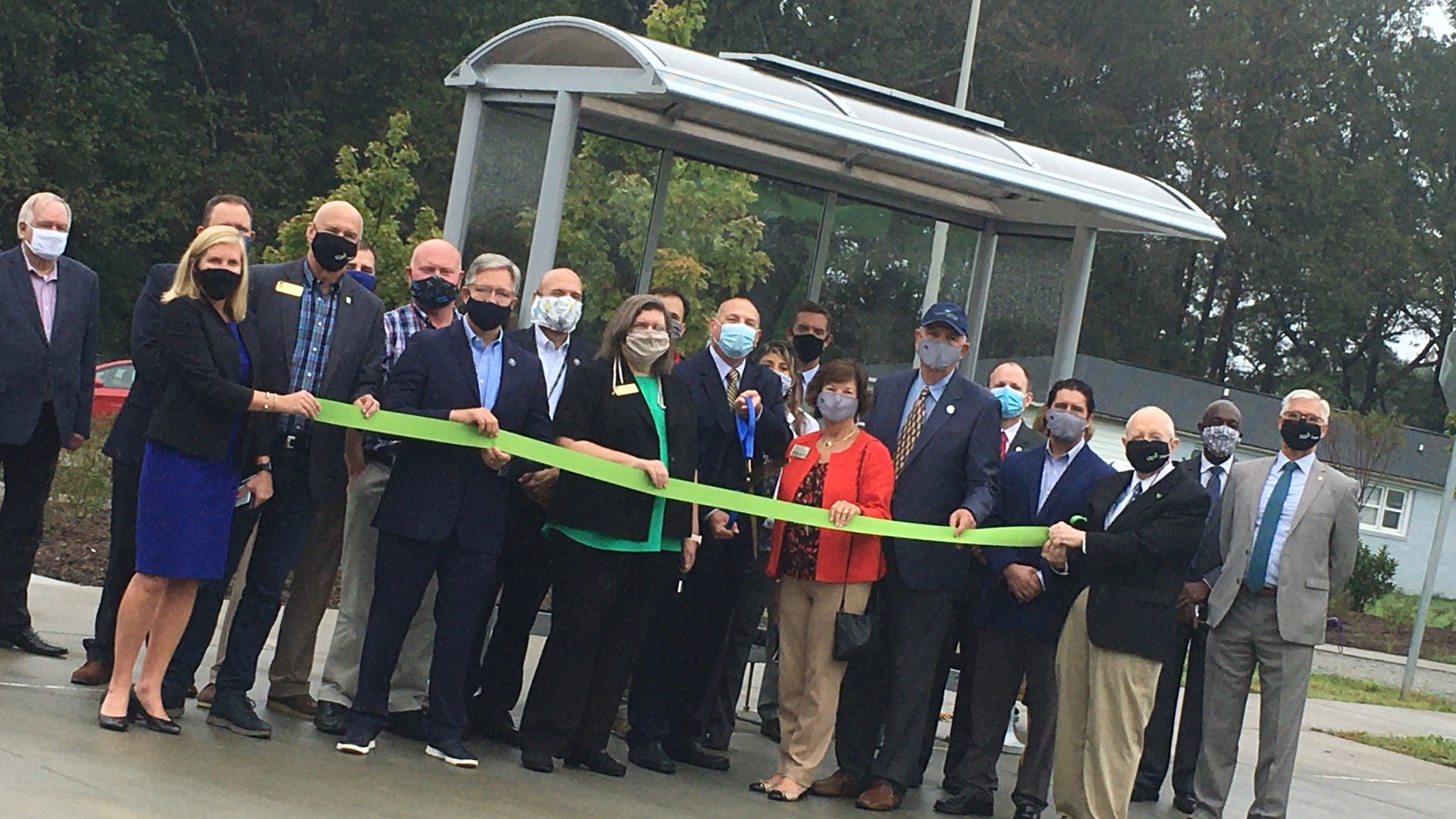 The new park-and-ride lot replaces a park and ride at the Hilltop Food Lion in Fuquay-Varina.