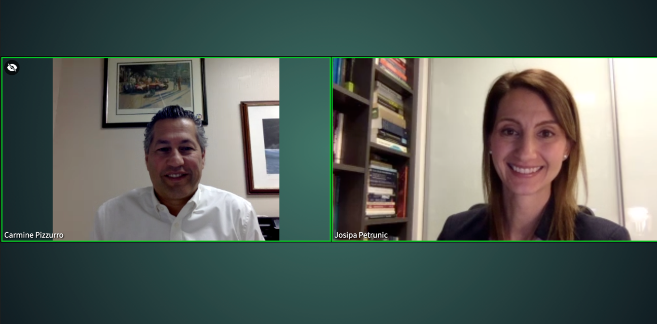 Left, eCAMION CEO Carmine Pizzurro and, right, CUTRIC President and CEO Josipa Petrunic