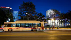 COTA//Plus Bus On-Demand transports multiple customers who hail a transit vehicle at the nearest transit stop through the COTA//Plus app. COTA//Plus Bus On-Demand transports multiple customers who hail a transit vehicle at the nearest transit stop through the COTA//Plus app.