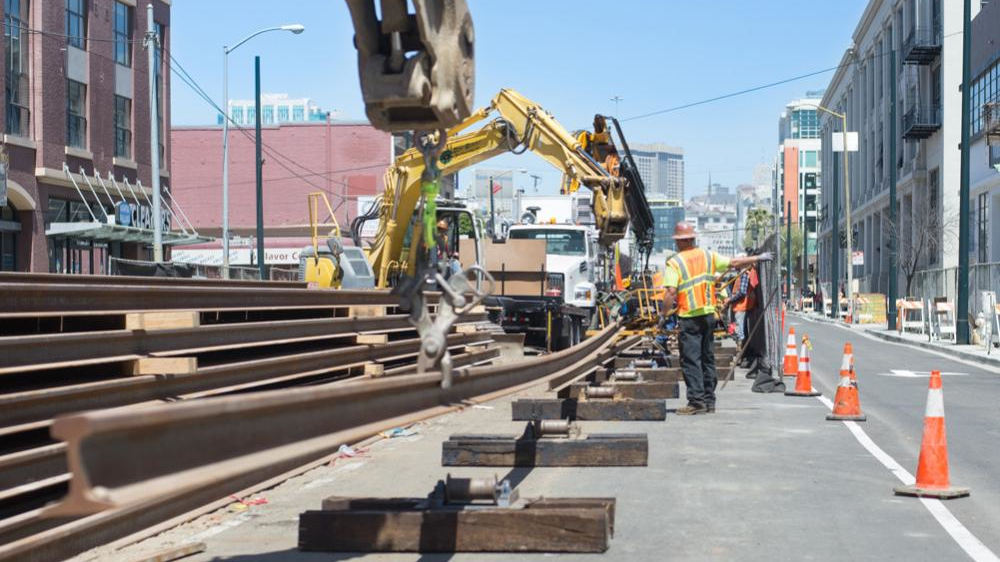 A construction photo from SFMTA's Central Subway gallery.