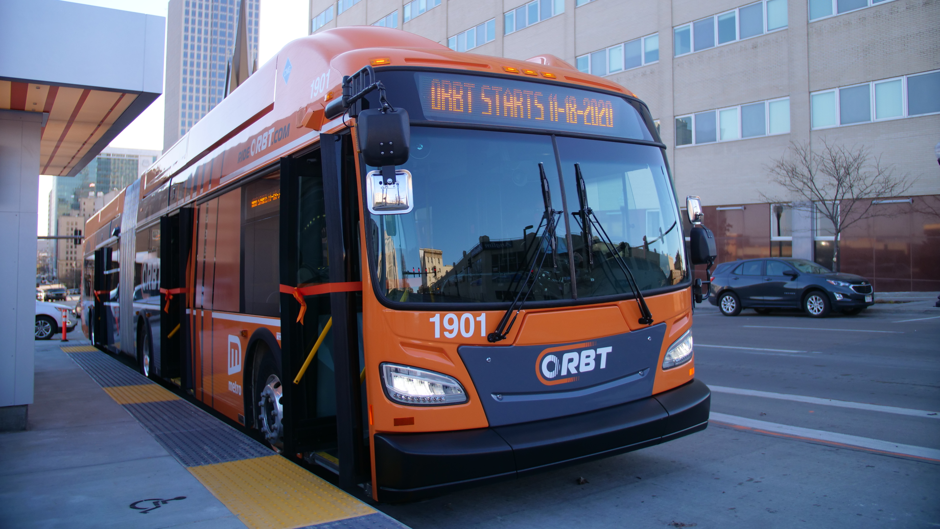 Omaha Metro began service on its ORBT line on Nov. 18.