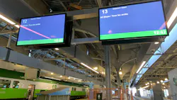 Brand new information screens are being installed on a number of GO Train platforms at Union Station. Brand new information screens are being installed on a number of GO Train platforms at Union Station.