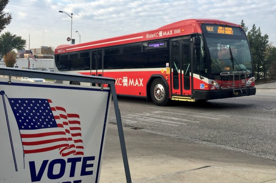 RideKC is offering free rides on Nov. 3 to ease transport options for those still wishing to vote in the U.S. general election.