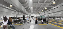 The revised union trainshed will have 12-meter wide platforms and level boarding, for a better customer experience. The revised union trainshed will have 12-meter wide platforms and level boarding, for a better customer experience.