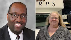 Left, David Robinson, Chief Financial Officer and right, Patricia Talbott, Director of Paratransit Left, David Robinson, Chief Financial Officer and right, Patricia Talbott, Director of Paratransit