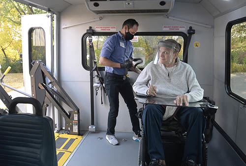 Regular riders started returning to Metro Mobility and Transit Link in July.