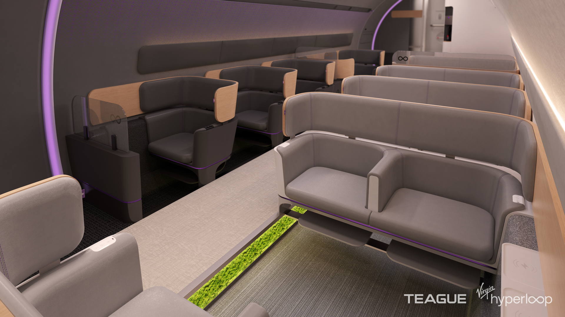 Teague designed the interior of the pods by incorporating best practices from several industries.