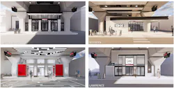 Renderings of the four station designs. Renderings of the four station designs.