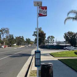 The ECM Connect installed at one of Long Beach Transit bus stops. The ECM Connect installed at one of Long Beach Transit bus stops.