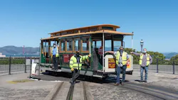 The Powell/Hyde Cable Car turnaround at Fisherman's Wharf. The Powell/Hyde Cable Car turnaround at Fisherman's Wharf.