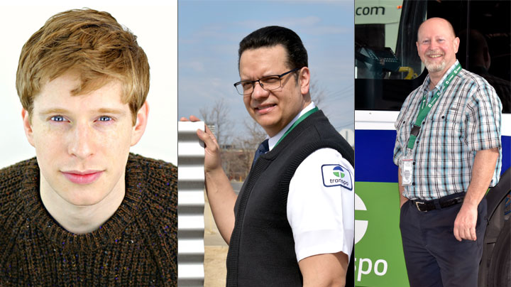 Left to right: Mark Albin, Manny Vila and Todd Modos.