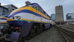 West Coast Express locomotives will be refurbished to extend their useful life. West Coast Express locomotives will be refurbished to extend their useful life.