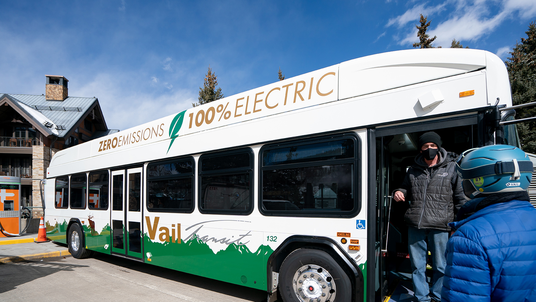 Vail Transit's first electric buses entered service on an in-town route on April 7.