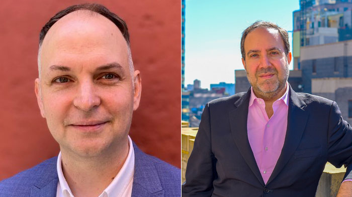 Left to right: Stephen Gardner, president of Amtrak and Carlo A. Scissura, president and CEO of the New York Building Congress