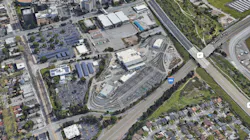 Image from Google Earth showing the Santa Clara Guadalupe Light Rail Yard. Image from Google Earth showing the Santa Clara Guadalupe Light Rail Yard.