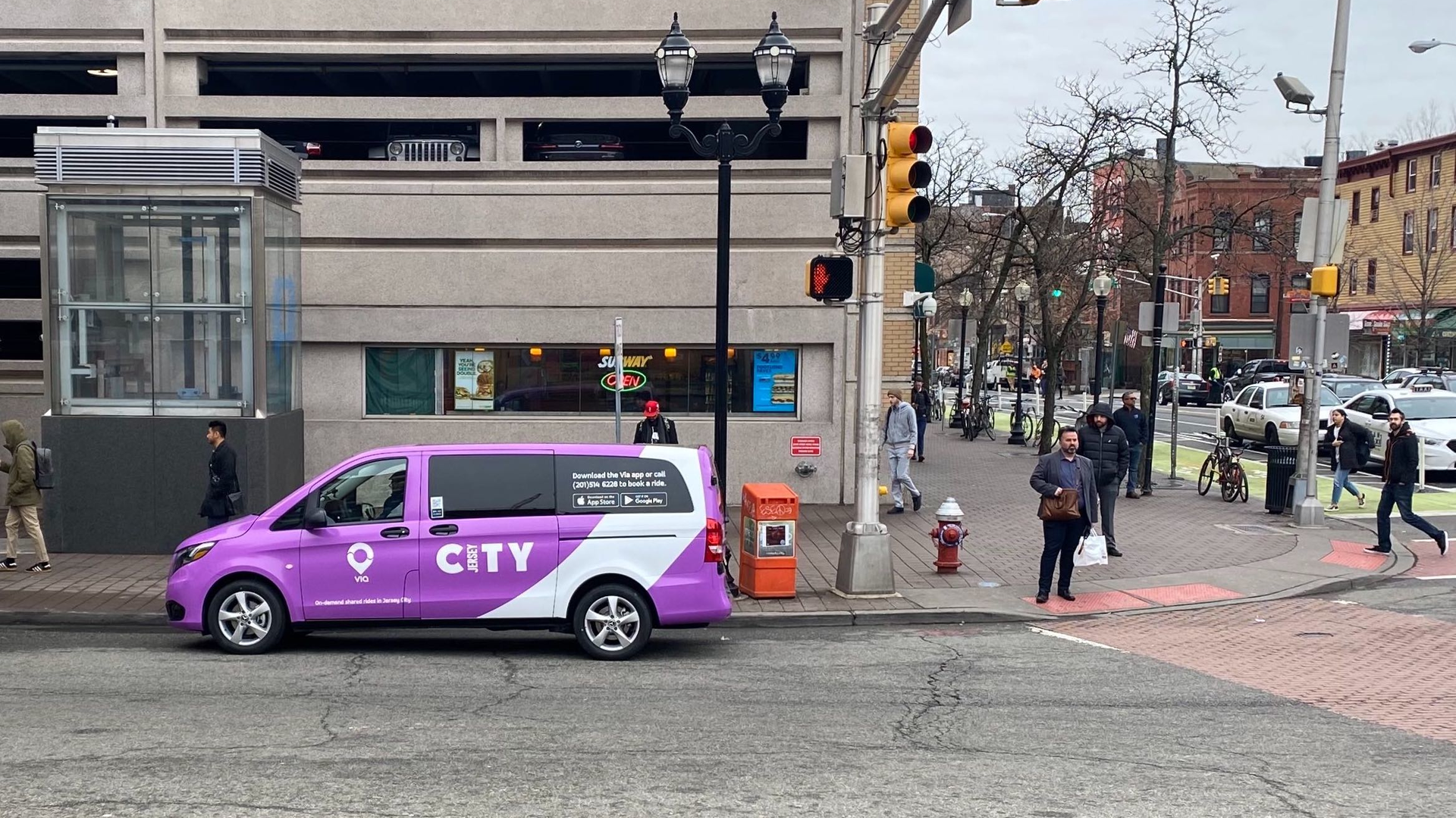 City corners designated as virtual bus stops were vetted by the Via team prior to deploying the service.